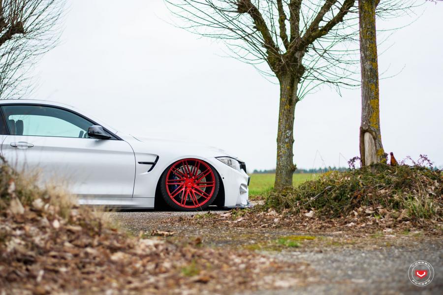 Детали экстерьера BMW M4 Coupe on Vossen Wheels (VPS-307T) 2017 года  (фото 10 из 20)